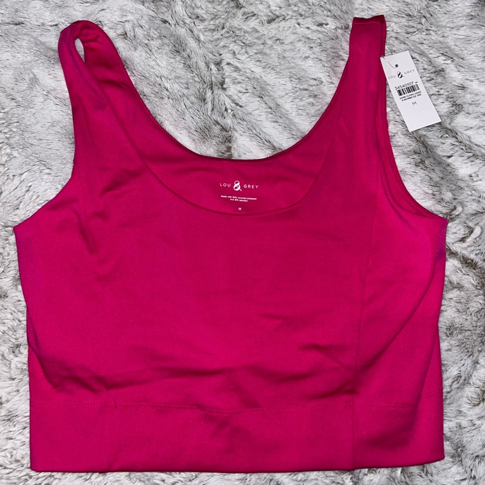 Workout Top Built in Bra Size Medium